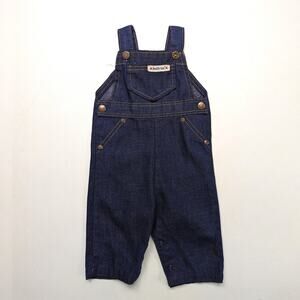 Vintage Healthtex Overalls Baby Size 3m Blue Denim